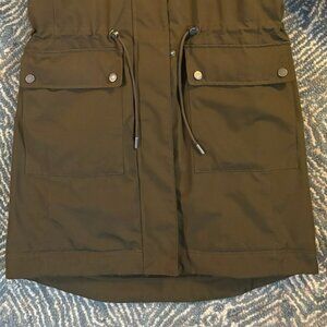 Lucky Woman's Olive Puffer Jacket w/ Drawstring Waist